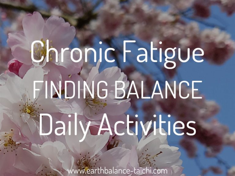 Chronic Fatigue Balance Daily Activities