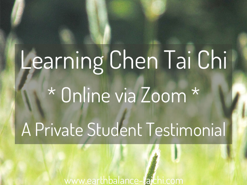 Student Testimonial Online Tai Chi