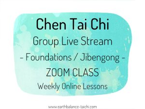 Chen Tai Chi Livestream on Zoom