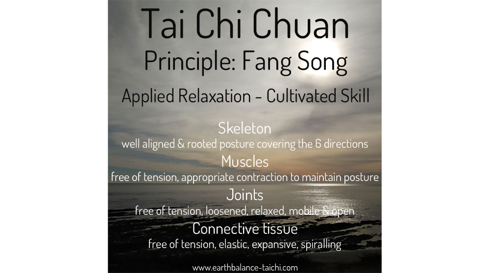 Fang Song in Tai Chi Chuan