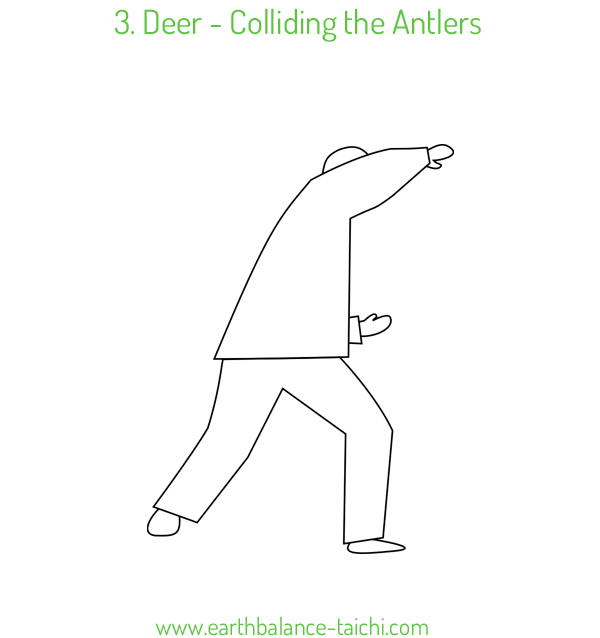 3. Colliding the Antlers Qigong