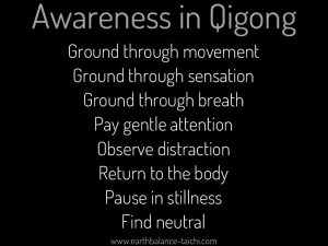 Awareness in Qigong