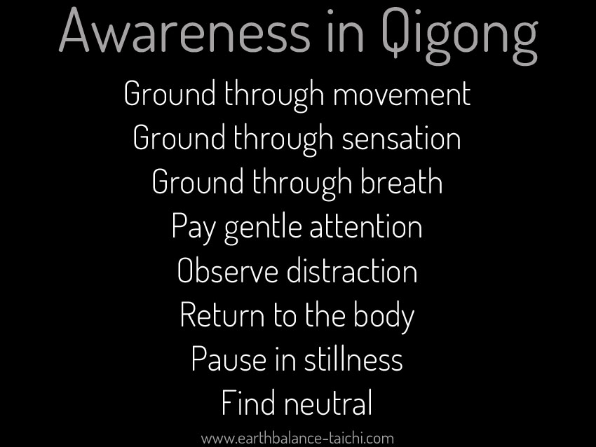 Awareness in Qigong