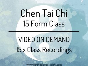Chen Tai Chi 15 Form Class