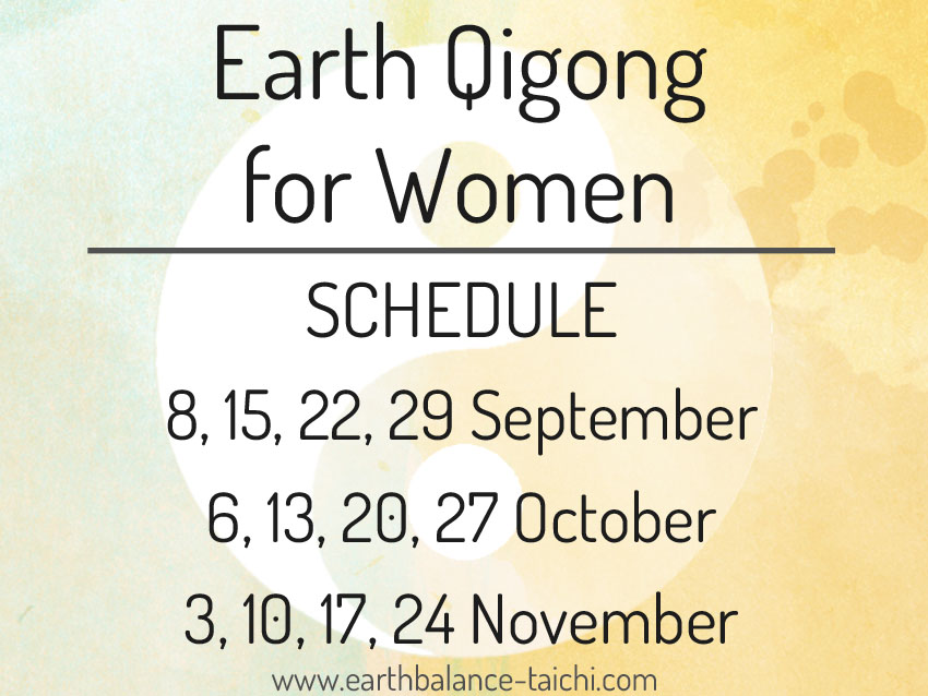 Qigong for Women Schedule Autumn 23